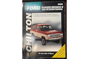 Ford: Ranger/Bronco II 1983-90 Repair Manual (Chilton's Total Car Care Repair Manual)