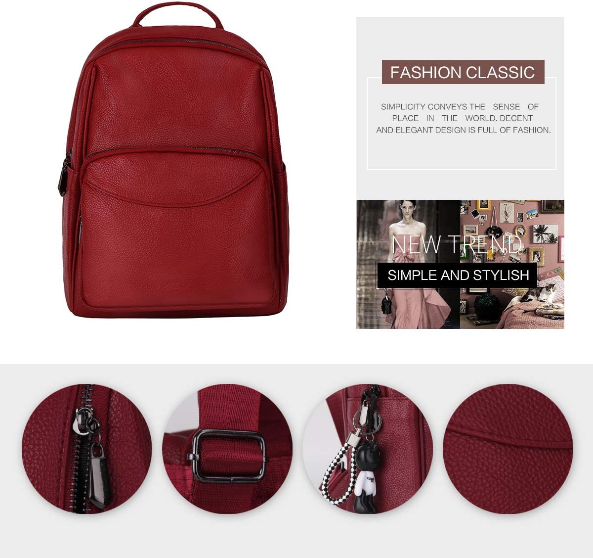 Eshow Women’s Backpack Nylon Small Casual Backpacks for Women Shoulder