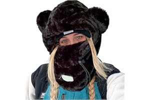Parent-Child Ski Outdoor Helmet Covers, Winter Youth Kids Warm Skateboard Sports FaceCover, Windproof Fun Rides Gifts