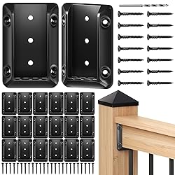 TOSCOCO 20 Pack Deck Railing Bracket Connectors for