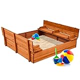 Best Choice Products Kids' Outdoor Wooden Sandbox