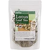 [GNTea] Vegan Lotus Leaf tea 30 teabags (pack of 1) 1.06oz, Triangle teabag (PLA), Handmade Roasting Leached tea