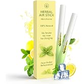 Smokeless Herbal Air Stick 2pack Non Electric Long-Lasting Flavored Air Refreshing Support Oral Fixation Menthol Essential Oils, Craving Relief Nicotine &amp; Tobacco Free smokeless Diffusers