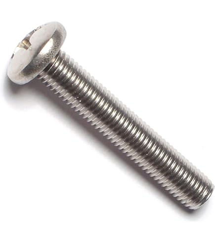 thumbnail image 2 of 25-Pack 1/4-28 X 1/2 Pan Head Machine Screws – Phillips Drive, 18-8 Stainless Steel – Fastenere 2 of 6