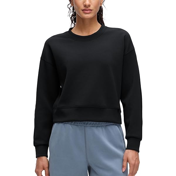 CRZ YOGA SoftAura Half Zip Sweatshirt for Women - Pullover Workout
