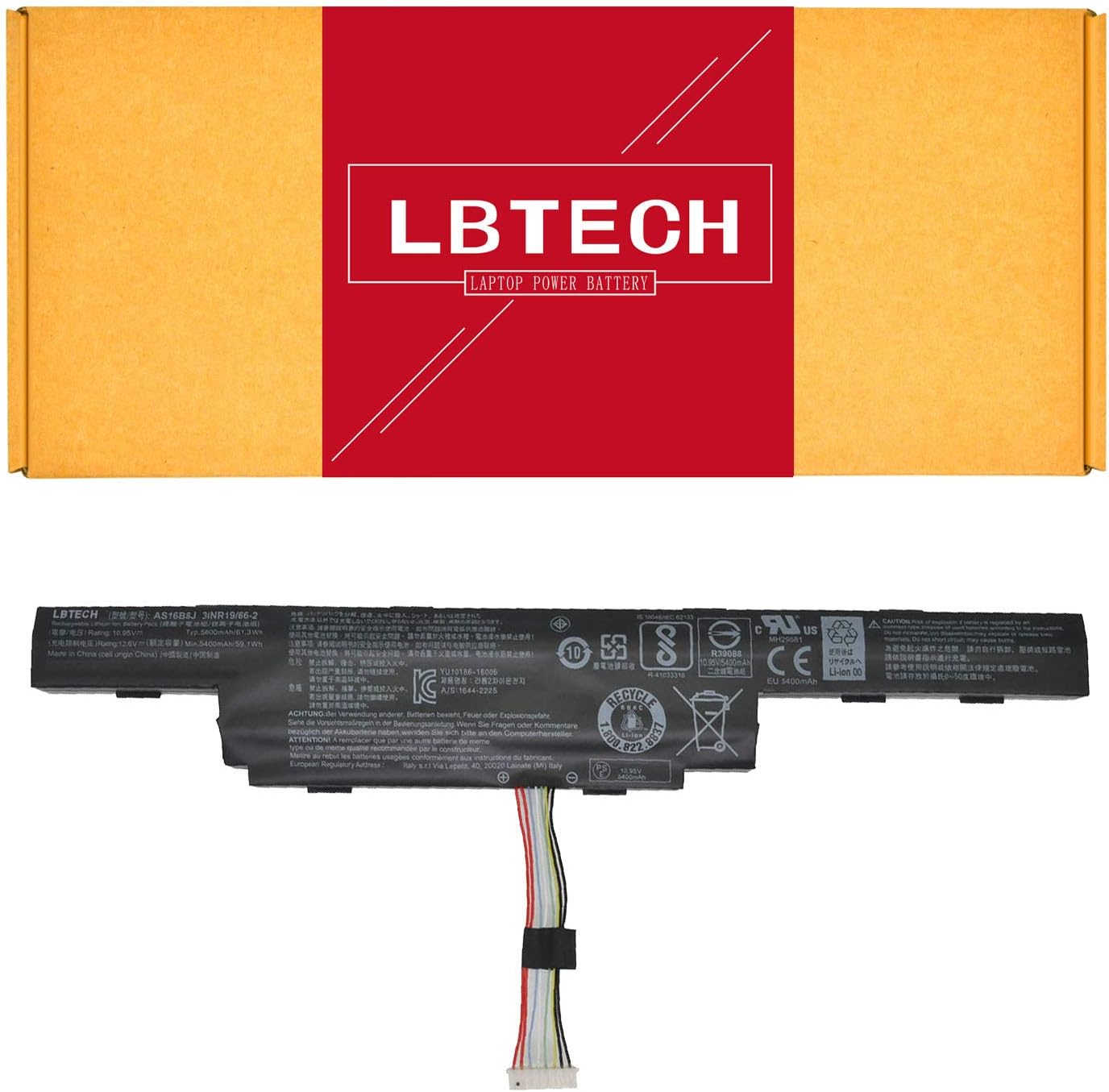 LBTECH AS16B8J AS16B5J Compatible Laptop Battery Replacement for Acer Aspire E5-575G-53VG Series Laptop 15.6