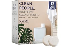 THE CLEAN PEOPLE Toilet Cleaner, Eco-Friendly Toilet Cleaning Pads, For Removing Hard Water Stains, Rust and Limestone Build-