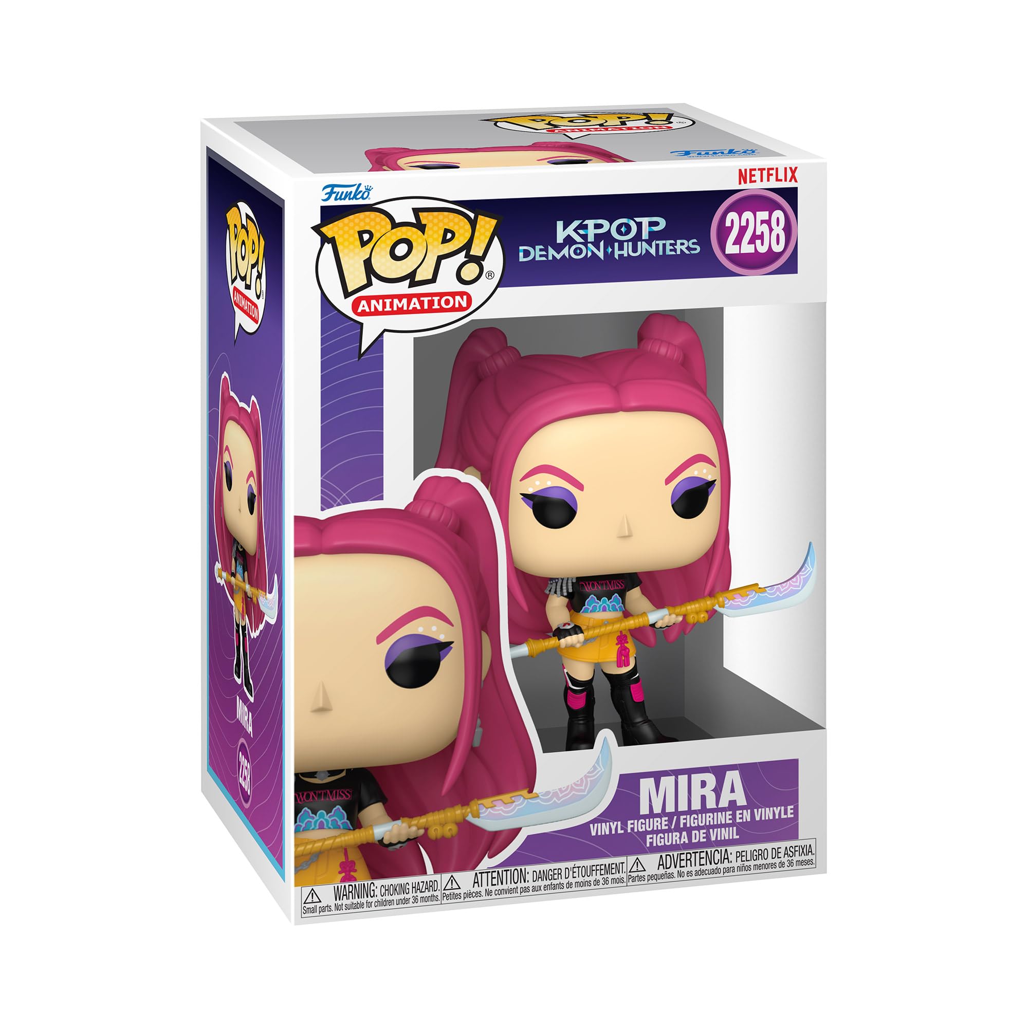 Photo 1 of Funko Pop! Animation: Kpop! Demon Hunter - Mira - Collectable Vinyl Figure - Gift Idea - Official Merchandise - Toys for Kids & Adults - TV Fans - Model Figure for Collectors