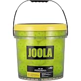 JOOLA HC-40 Hardcourt Pickleball Balls with Storage Tube - USAP Approved Balls for Tournament Play - Durable Pickleballs for Indoor Play &amp; Outdoor Courts