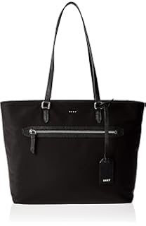 dkny black shopper bag