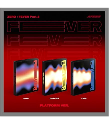 ATEEZ ZERO:FEVER Part.2 3種セット×2 合計6枚 ATEEZ - ZERO : FEVER PART.2 (PLATFORM VER.) (3 VERSIONS)