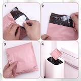 Terdey 200pc Pink Sanitary Napkin Disposal Bags Self Sealing Privacy Protection view 3