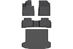 ANBINGO®Fit for Hyundai Tucson Hybrid Floor Mats (Only with Subwoofer) 2026-2022 Weather Car Mats for Hyundai Tucson Hybrid TPE Rug Trunk for Tucson Hybrid Rubber Liner for Tucson Hybrid Accessories