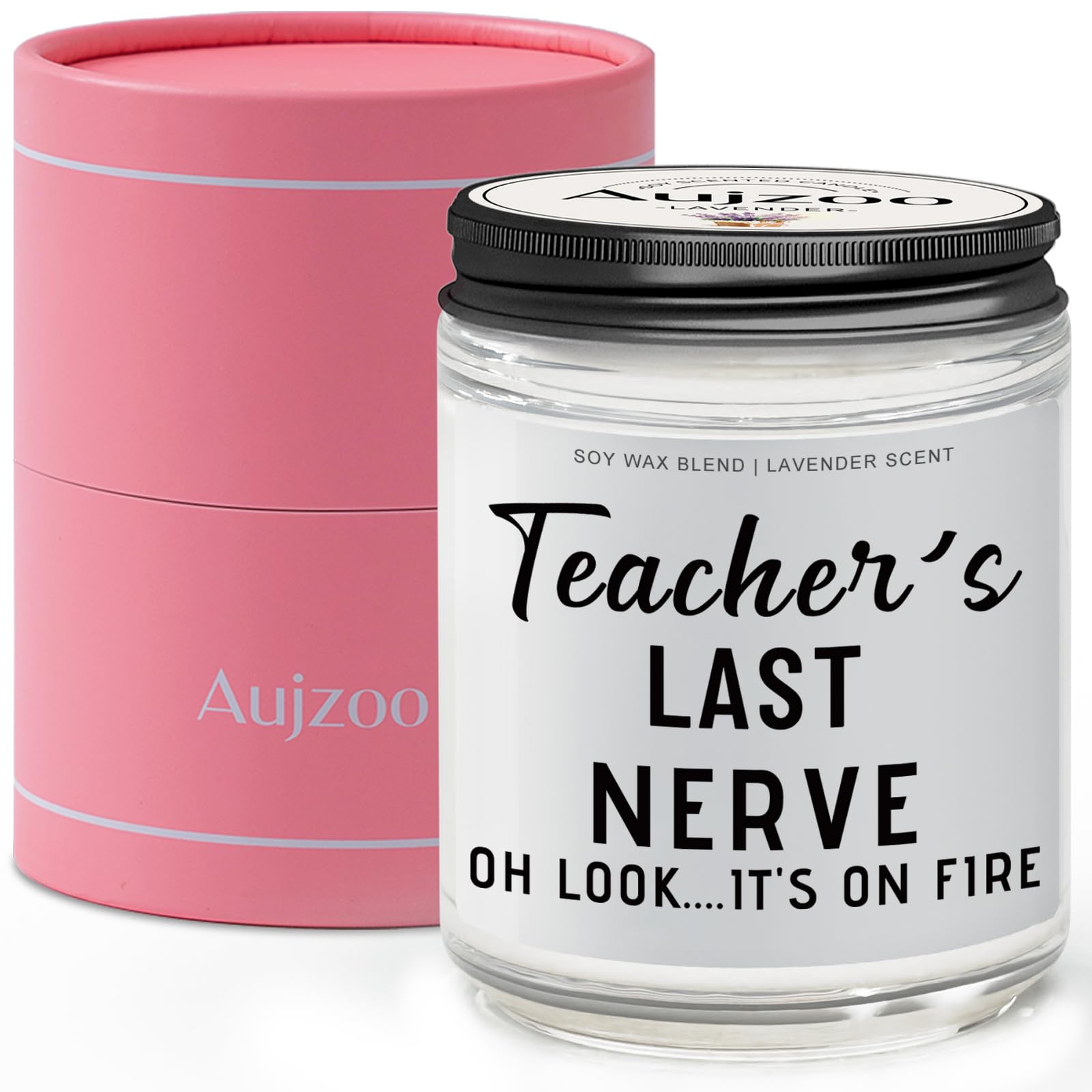 Teacher Appreciation Gifts for Women Men,Funny Personalized Teacher Gifts for Preschool Teacher Science Teacher History Teacher Dance Teacher -Lavender Scented Candles