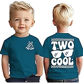 AG AGUU Two Cool Birthday Shirt 2T Birthday Boy T-Shirt 2 Years Old Toddler Boys Bday Party Outfit Short Sleeve Gift Tee Tops