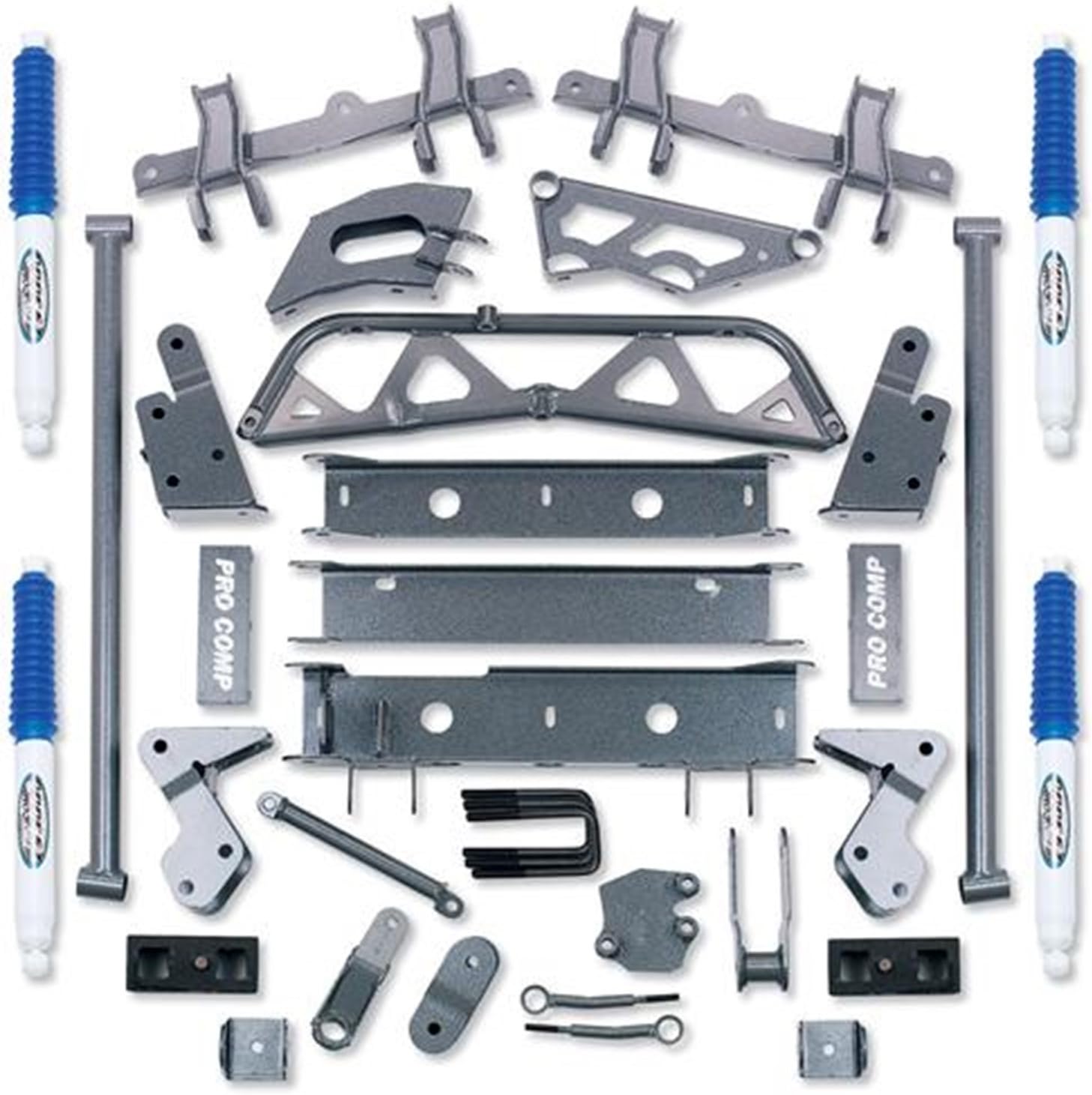 Pro Comp K1109B 6" Lift Kit with Bracket, Block and ES3000 Shocks for GM 2500 4WD