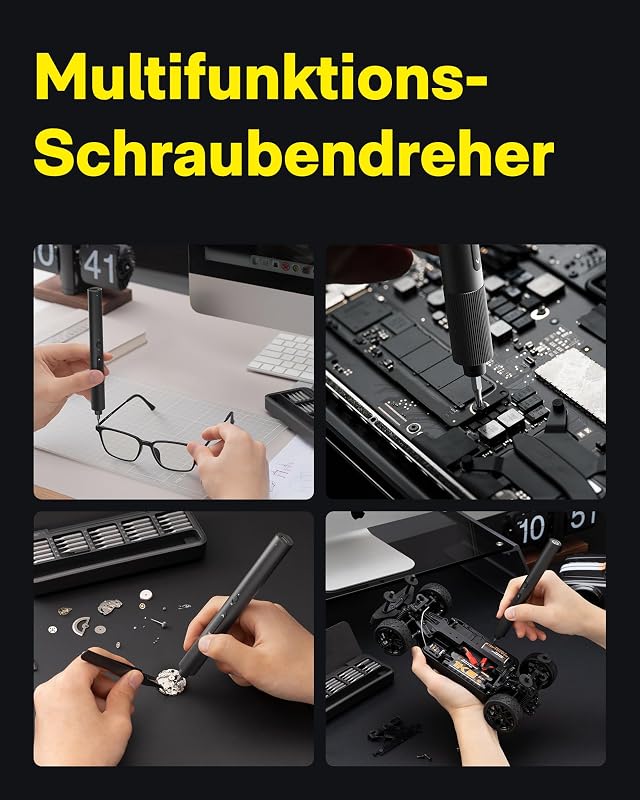 Feinmechaniker Akkuschrauber Set, Mini Elektrischer Schraubenzieher
