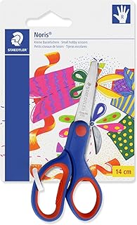 Staedtler 965 14 NBK Noris Club Bastelschere, ergonomische Griffzone, gerundete Klingen, hohe Schneidleistung, Länge: 14 cm