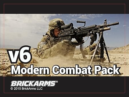 Amazon モダン コンバット パック V6 カスタムパーツ アーミー 装備品 武器 ブロック おもちゃ