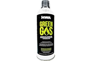 A&N KWA Green Gas 8OZ for Airsoft and Free 1000 Bulldog BBS