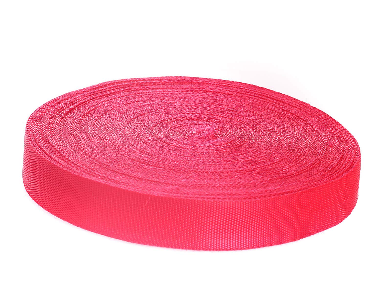 50 Meter x 50mm Polypropylene Webbing Strap - 1,4mm thick - Multi-purpose PP webbing Tape for DIY Craft Backpack Strapping Apron Bunting Bags Belts Slings etc, TKB5072 red