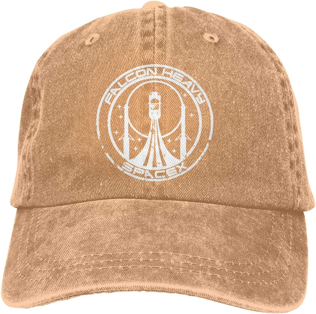 Falcon Heavy Spacex Dad Hat Adjustable Denim Hat Classic Baseball Cap