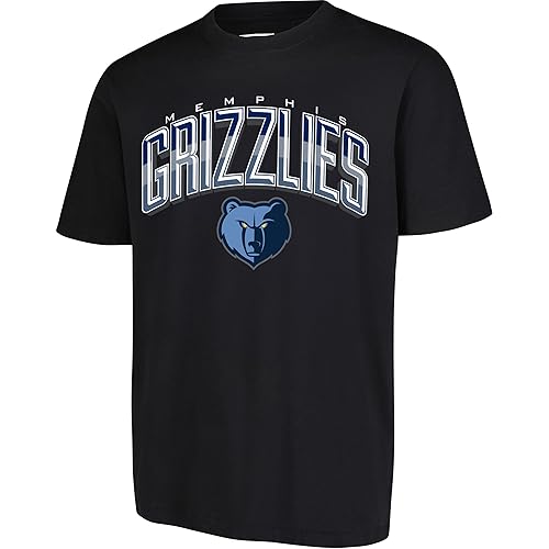 Ultra Game NBA Official Men’s Super Soft Supreme T-Shirt - Unisex, Memphis Grizzlies, Black, Small