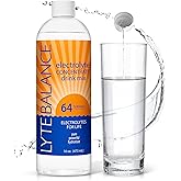 Lyte Balance Electrolye Concentrate | Liquid Electrolytes Drink Mix w/Sodium, Potassium & Magnesium | Daily Hydration, Muscle