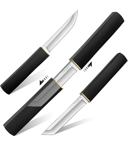 Amazon.com: Samurai Chef Knife 2 In 1,Handmade Portable 2 In 1