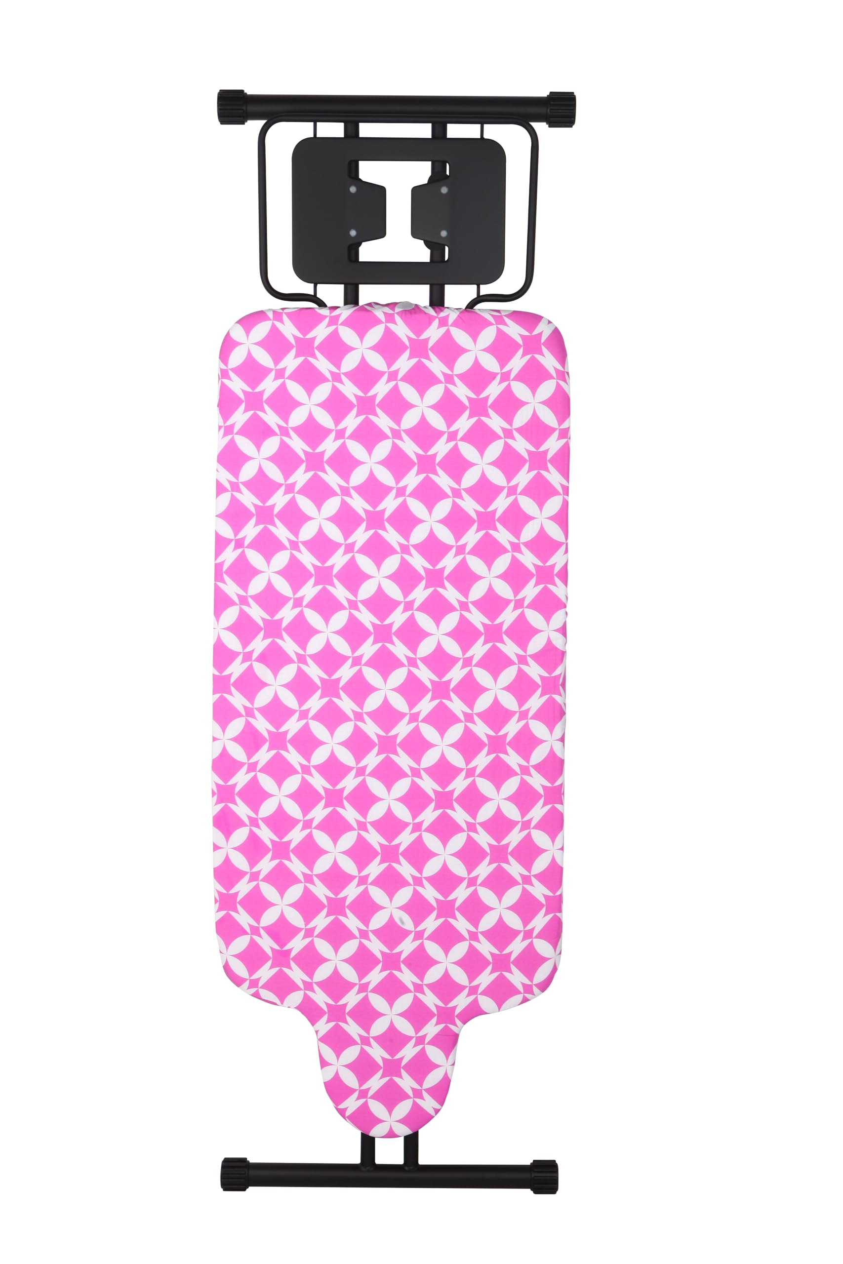Photo 1 of SLIETON Extra Large Ironing Board with Hang Rail and Iron Rest 63" L x 20" W (Large with Iron Rest (Pink Cover))