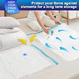 BAMCOO Vacuum Storage Bags 5 Pack with Electric Pump for Clothes view 3