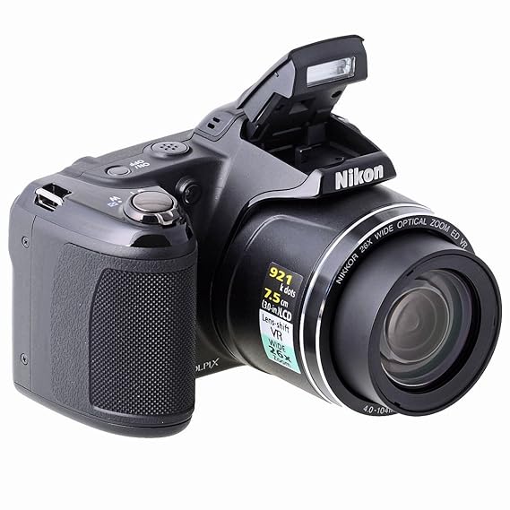 Nikon Coolpix L810 Digitalkamera (16 Megapixel, 26-Fach Opt. Zoom, 7,5 cm (3 Zoll) Display, bildstabilisiert) schwarz