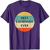 Landman Shirts & Gifts Landman T-Shirt Unisex-Adults Black Short Sleeve Crew Neck T-Shirt