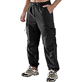APTRO Men's Baggy Cargo Pants Casual Parachute Pants Relaxed Fit Waterproof for Daily Wear and Outdoor Hiking