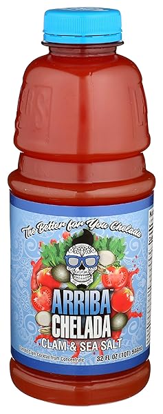 ARRIBA CHELADA CLAM AND SEA SALT TOMATO BEVERAGE, 32 FZ