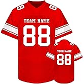 Custom Football Jersey Personalized Team Name Number Logo Customized Sports Shirt for Men Women Youth