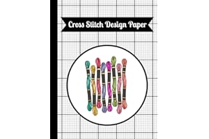 Independently Published Cross Stitch Design Paper: 120 White 8.5 x 11 Inch Sheets