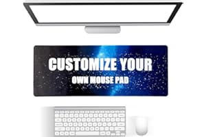 Custom Large Mouse Pad Custom Desk Mat Large with Photo Personalized Mouse Pad Customized Custom Mousepad Customizable Mouse 