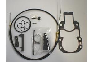GLM MARINE GLM 21450 Compatible with Mercruiser Alpha One+Gen 2,R,MR Lower Shift Cable Kit+Gasket 865436A03
