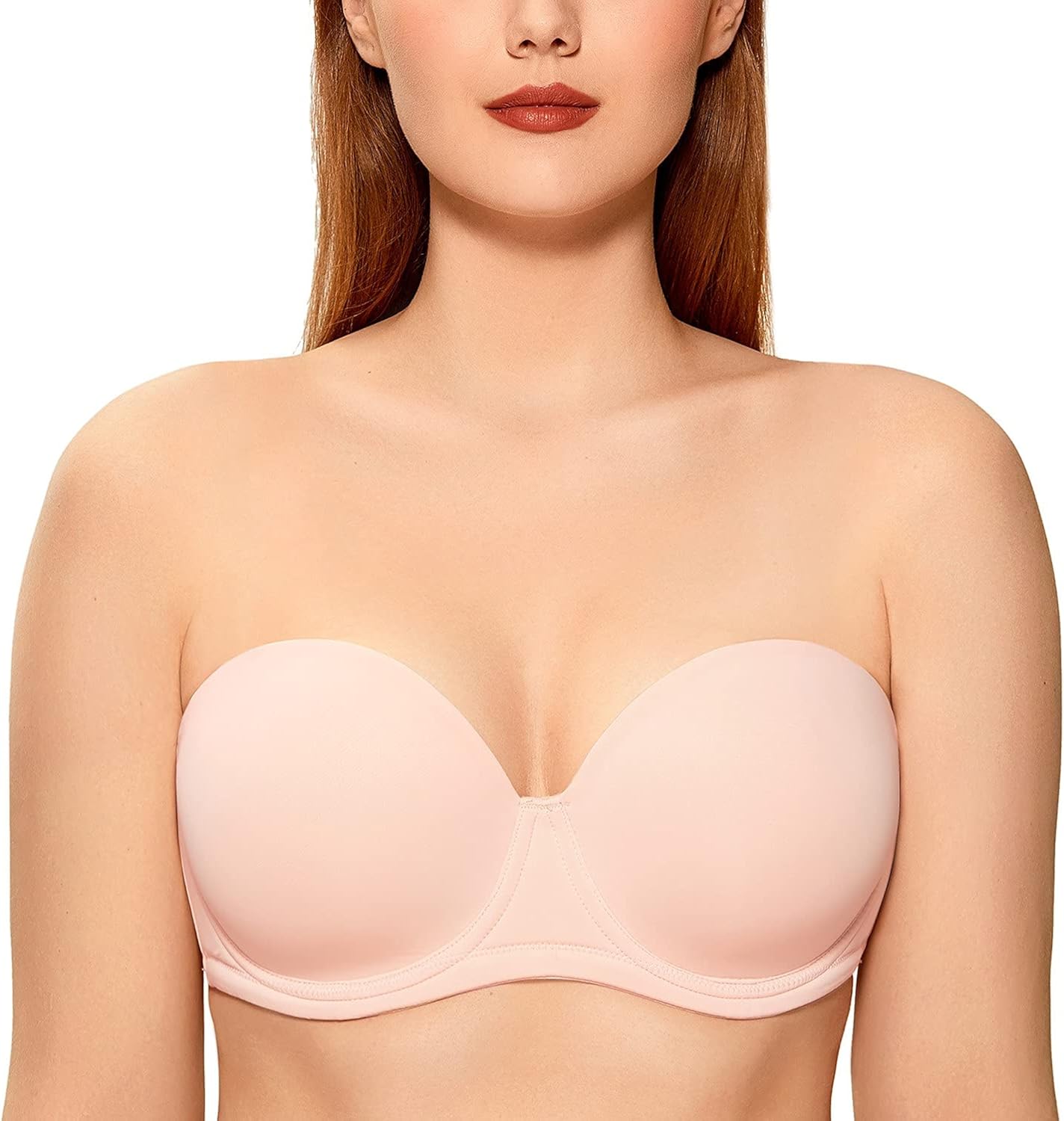 CALVENA Women's Multiway Strapless Bra Push up Full Figure Underwire