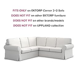 TLYESD Ektorp 2 2 Sofa Cover Replacement for IKEA