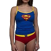 COCO BRANDS Superman Cami & Panty Lingerie Set Blue