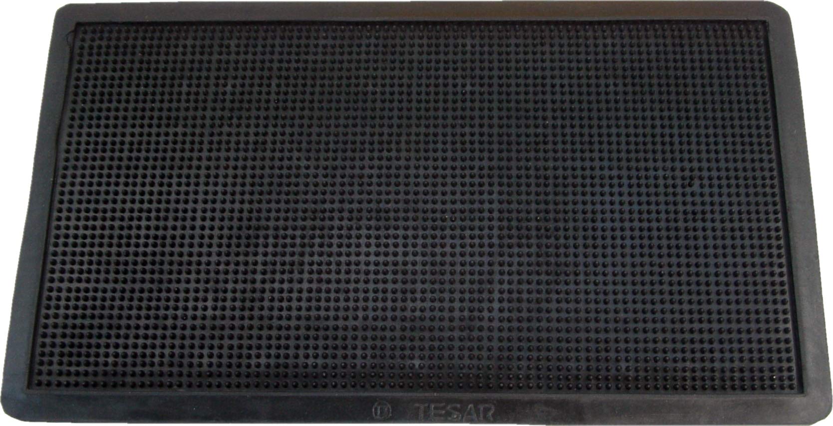 Textiles SAR Pico Rubber Doormat 35 x 60 cm, Black