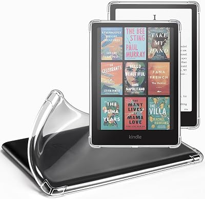 CoBak 7" Kindle Paperwhite 2024 Case Transparent TPU Corner Protection