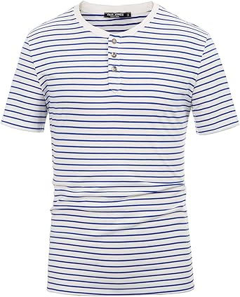 mens striped henley