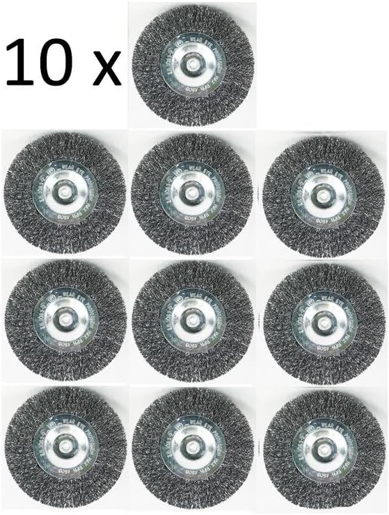 Lot 2 Brosses Métal Pour Nettoyeur Haute Pression Grizzly - EFB 400 Série Et Modèles Sans Fil