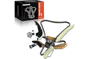 A-Premium Engine Timing Chain Kit W/Tensioner Guide [DOHC 4Cyl 2.0L EA888] Compatible with Audi A3 Quattro A4 TT Quattro, A4 