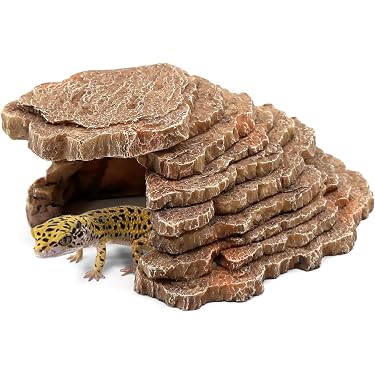 Bearded Dragon Hide Snake Hide Cave Cave Natural Coconut Shells Crawl ...