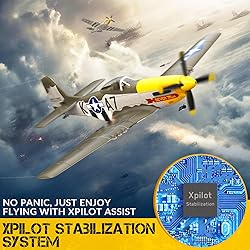 VOLANTEXRC Brushless 4CH RC Plane P51D Mustang