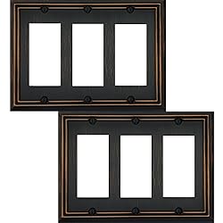 OKAWYC Triple Decorator Light Switch Cover Adler